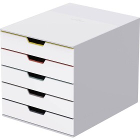 Durable VARICOLOR MIX 5 - 7625 762527 box so zásuvkami svetlosivá DIN A4, DIN C4, Folio, Letter Počet zásuviek: 5; 762527