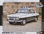 RETRO-AUTA Puzzle č.79 Wartburg 353,1 Volkspolizei (1973)