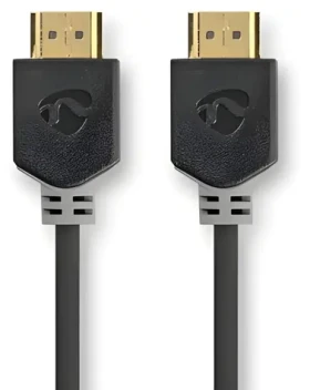 Nedis 3 m antracitová / Kábel HDMI / Ultra High Speed / 8K 60 Hz / 48 Gbps (CVBW35000BK30)