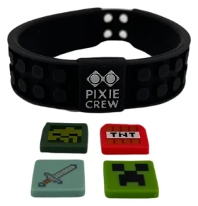 PIXIE CREW Náramok Minecraft čierna