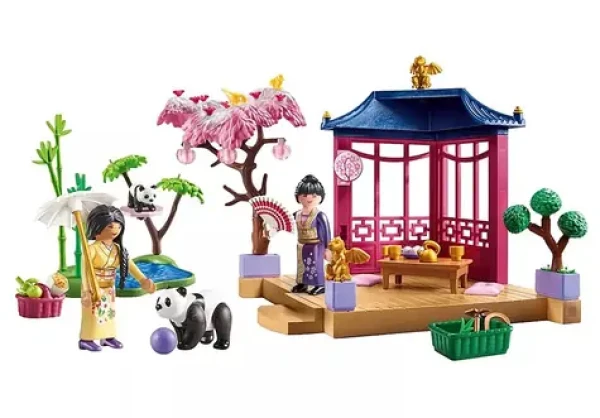 Playmobil® My Life - Promo-Packs 71762 Ázijská záhrada s kŕmením pandy