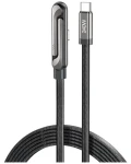AWEI CM-12C čierna / Kábel so stojanom / USB-C - USB-C (CM-12C)