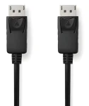 Nedis CCGL37010BK20 čierna / Kábel DisplayPort / DisplayPort zástrčka - DisplayPort zástrčka / 4K/60Hz / 2 m (CCGL37010BK20)