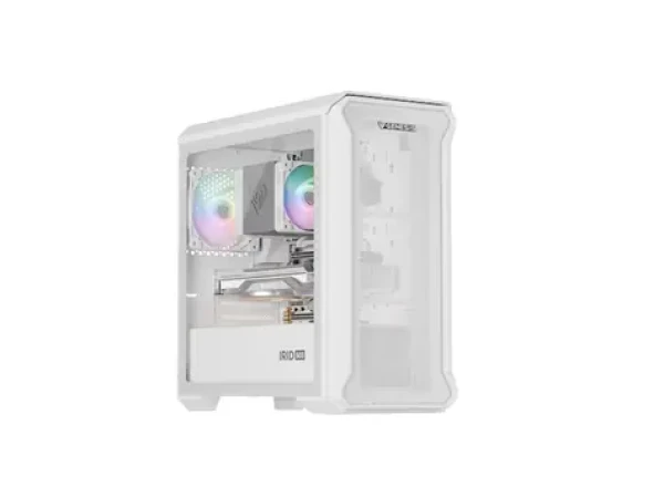 Genesis Irid 503 Lite ARGB biela / PC skriňa / mini-ITX, micro-ATX / USB 2.0 / USB 3.0 (NPC-2224)