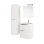 Mereo Mailo, kúpeľňová skrinka 101 cm, dub Riviera, chróm madlo CN522S