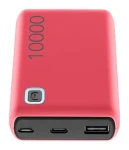 CellularLine Essence 10000 mAh ružová / Power banka / USB-A / USB-C / microUSB (PBESSENCE10000P)