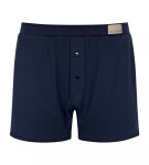 Pánske trenírky GO Natural Boxer Short - Sloggi tm.modrá (6013) 000M