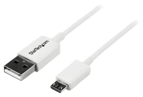 StarTech USB-A - Micro USB kábel biela / Kábel / USB 2.0 / 2 m (USBPAUB2MW)