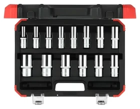 Gedore 3300008 / Sada nástrčných kľúčov / 1/2" / 10-32 mm / 14 ks (3300008)