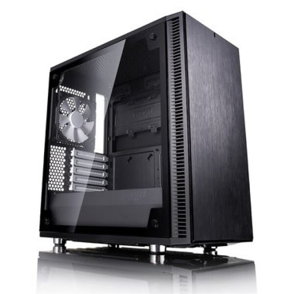 Fractal Design Define Mini C TG čierna / mATX / bez zdroja / 2x USB 3.0 / priehľadná bočnica (FD-CA-DEF-MINI-C-BK-TG)