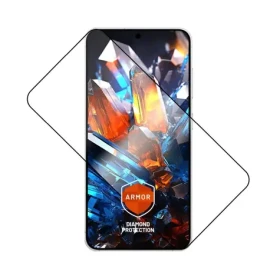 FIXED Ultra odolné tvrdené sklo Armor s Anti-dust aplikátorom a AR vrstvou pre Samsung Galaxy S25+ čierne (FIXGA2-1505-BK)