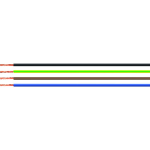 HELU 26590-1000 jeden drôt, H05V-K, 1 x 0.50 mm², čierna, 1000 m; 26590-1000