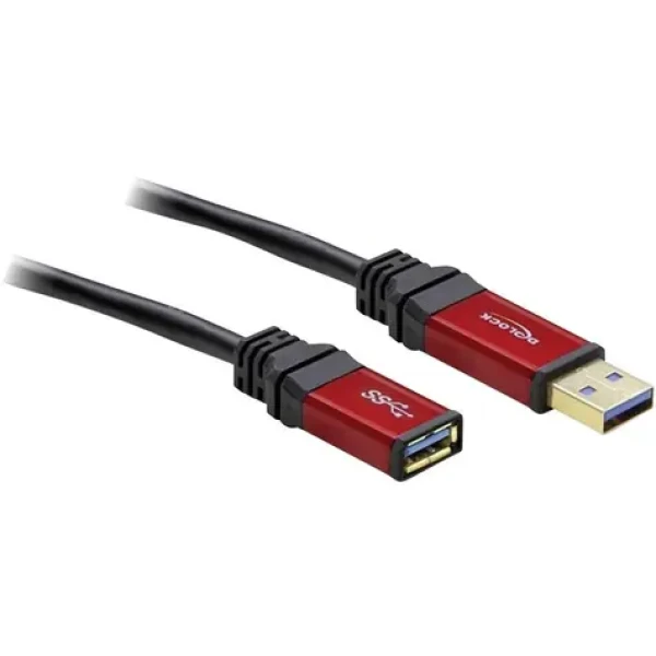 DeLock Predlžovací Kábel USB 3.0 Typ-A (M) - USB 3.0 Typ-A (F) 5m (82755)