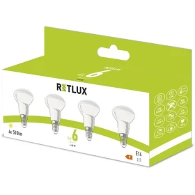 Retlux REL 39 LED R50 4x6W E14 / 510 lm / 3000K - teplá biela / 4 ks (8590669334544)