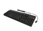 Keysonic KSK-8040U-CR čierna / Klávesnica / full-size / USB / čítačka SMART kariet ISO 7816 (61081)