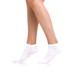 Krátke dámske bambusové ponožky BAMBUS AIR LADIES IN-SHOE SOCKS - Bellinda - biela 35 - 38