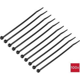 TRU COMPONENTS TC-12533320 sťahovacie pásky 150 mm 3.6 mm čierna 100 ks; TC-12533320