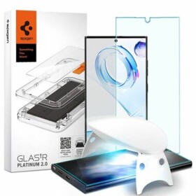 Spigen Glas tR Platinum Tray 2.0 ochranné sklo pre Samsung Galaxy S23 Ultra číra (AGL05944)