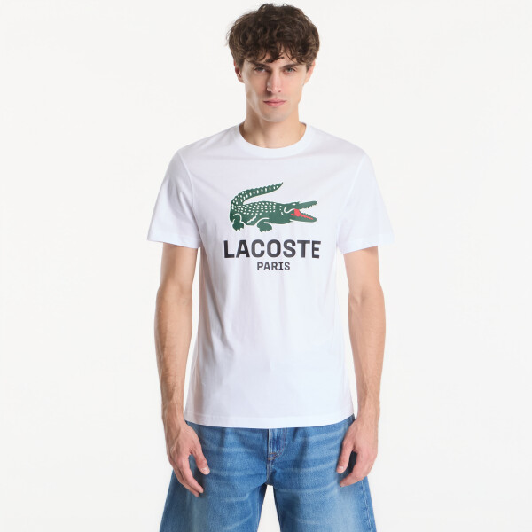 Tričko Lacoste Crewneck T-Shirt White M