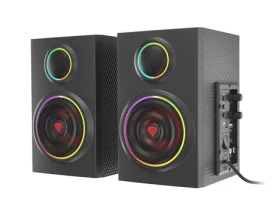 Genesis Helium 300BT ARGB čierna / Reproduktory / 24W / Bluetooth 5.0 / USB / minijack 3.5mm (NCS-1716)