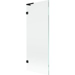 MEXEN/S - Lunar L vaňová zástena FIX 70 x 150, transparent, čierna 897L-070-000-70-00