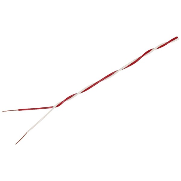Econ connect KD02TWSVS10 spojovací drôt, 2 x 0.2 mm², červená / biela, 10 m; KD02TWSVS10