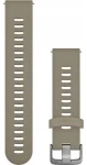Garmin Remienok silikónový pieskový, oceľovo strieborná pracka / Remienok / Quick Release 20 mm (010-11251-0Z)