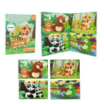 Mamido Mamido Magnetické puzzle 4v1 zvieratká MT1571