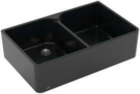 VILLEROY & BOCH VILLEROY & BOCH - Keramický drez Villeroy &amp; Boch Farmhouse 80 X, 638001R7, Pure Black 638001R7