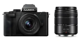 Panasonic Lumix G100D + 12-32mm + 45-150mm / Bezzrkadlový fotoaparát / Dva objektívy v sade (DC-G100DWEGK)