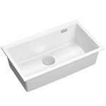 Quadron - Granitový drez Logan 110 White Meď HQD7644U1_PVDC1_U