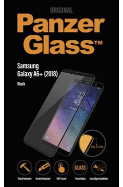 PanzerGlass Tvrdené sklo pre Samsung Galaxy A6+ (2018) čierna (5711724071508)