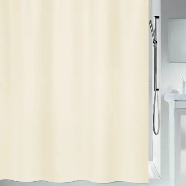 Spirella Primo béžová / Sprchový záves / 180 x 180 cm / polyester / vodeodolný