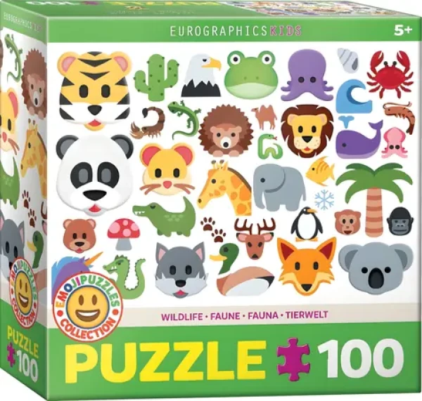 EUROGRAPHICS Puzzle Emoji zvieratká