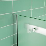 H K - Posuvné sprchové dvere DIAMOND FROST 97-100x195cm, ľavý variant SE-DIAMONDFROST100SET