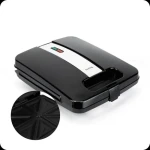 Huslog Sendvičovač čierna / Sendvičovač / 4 sendviče / 1800 W / nepriľnavý povrch (OWN000087)