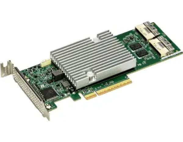 SuperMicro AOC S4116L-H16IR-96DD-O / RAID radič / 4X NVMe + 16x SAS4 / RAID 0,1,5,6,10 / PCIe x8 Gen4 / 4GB cache (AOC-S4116L-H16IR-96DD-O)