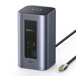 Baseus Air Spacemate 12v1 / Dokovacia stanica / USB-C / 2x HDMI 4K 60Hz / 2x USB-C 10Gb/s / 2x USB-A / RJ-45 / SD (B00568103813-00)