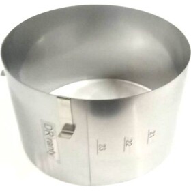 Nastaviteľná tortová forma kruhová 21-26 cm (výška 14 cm) - DR ranty - DR ranty