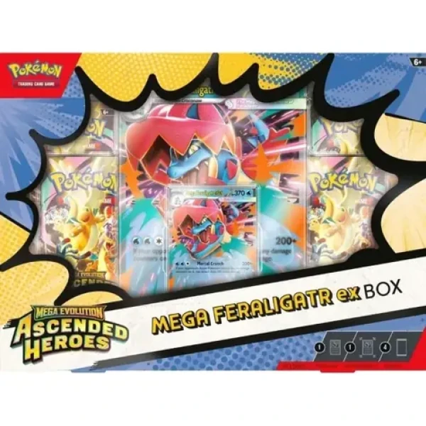 Pokémon TCG: ME02.5 Ascended Heroes - Mega Feraligatr - ex Box