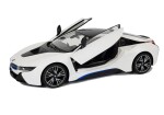 Mamido Športové autíčko BMW i8 Rastar na diaľkové ovládanie RC s automatickými dverami 1:14 biele
