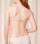 Dámska podprsenka Modern Lace+Cotton WP EX - BROWN - sv. béžová 00EP - TRIUMPH BROWN 80D