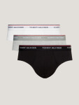 Pánske slipy 3-PACK COTTON BRIEFS 1U87903766004 čierna/sivá/biela Tommy Hilfiger