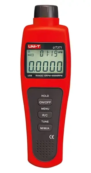 UNI-T UT371 / Otáčkomer / bezkontaktný laserový / 10-99 999 ot/min (UT371)