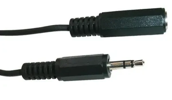 Schwaiger čierna / Predlžovací kábel / Jack 3,5 mm (M) - Jack 3,5 mm (F) / 5 m (KHA4036533)