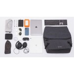 Odzu Smart Messenger Bag šedá / taška pre notebooky 15 / hmotnosť 980g (ODZBG01BLK)