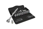 Wera 8100 SC 7 / Račňová sada Zyklop Metal s priechodným štvorhranom / upínacia časť 1|2" / metrická (05004077001)