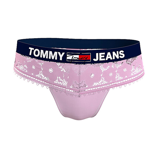 Dámske džínsové čipkované tangá UW0UW03950-TOB - Tommy Hilfiger L