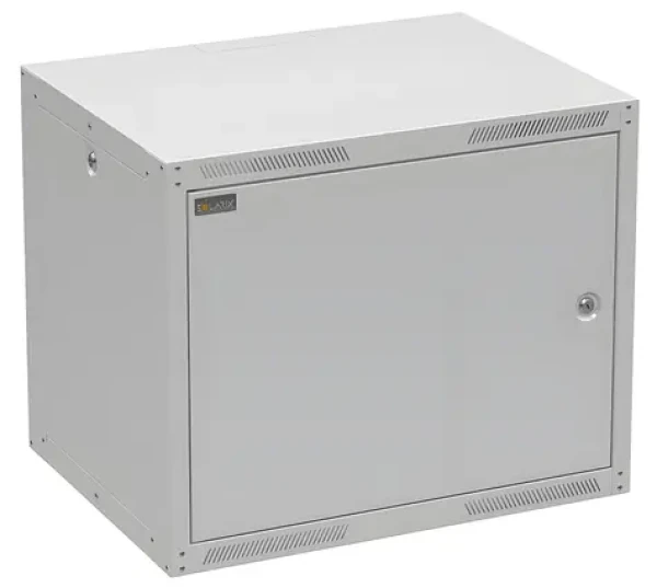 Solarix GrandN DUO 9U 450mm / Rozvádzač nástenný / dvere plech / RAL 7035 (83000382)
