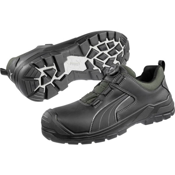 PUMA CASCADES DISC LOW S3S FO CI HI HRO SR 640721202000047 bezpečnostná obuv S3S Veľkosť topánok (EU): 47 čiernosivá 1 pár; 640721202000047